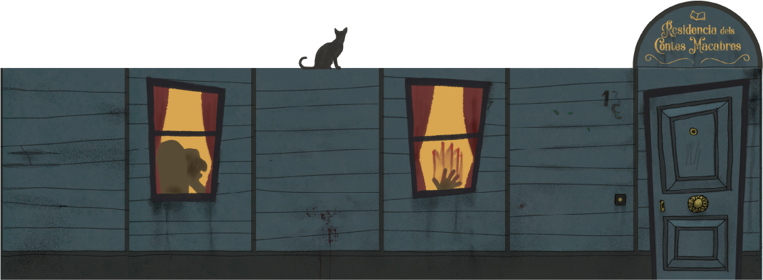 Ilustración de La Residencia de los cuentos macabros